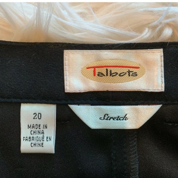 TALBOTS Black Long Modest Brushed Polyester Skirt - Picture 3 of 3